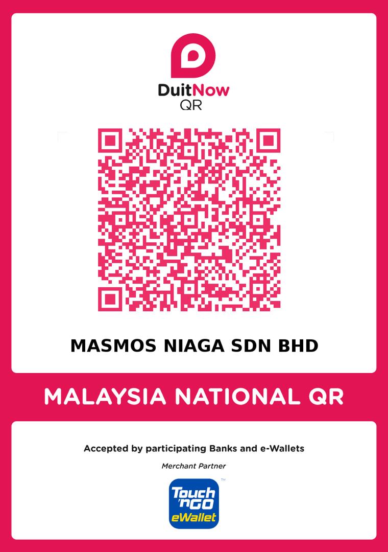 Masmos Niaga Sdn Bhd 的 DuitNow QR 付款码